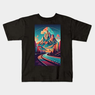 Street and Mountains Kids T-Shirt